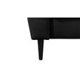 3-SITZER-SOFA in Lederlook Grau - Schwarz/Grau, KONVENTIONELL, Holz/Textil (228/96/97cm) - Carryhome