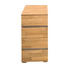ANSTELLCONTAINER - Edelstahlfarben/Eichefarben, KONVENTIONELL, Holz/Metall (40/75/80cm) - Linea Natura ANSTELLCONTAINER - Edelstahlfarben/Eichefarben, KONVENTIONELL, Holz/Metall (40/75/80cm) - Linea Natura