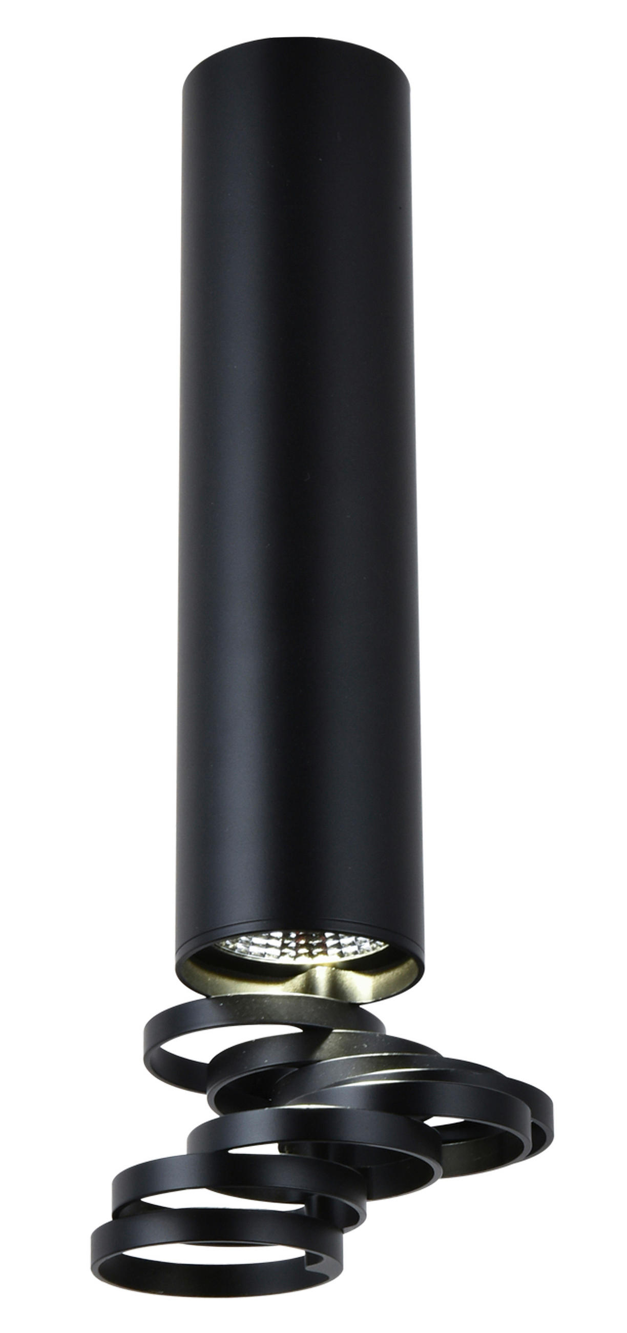 TAKLAMPA Tuba 6/6/30 cm  - svart, Klassisk, metall (6/6/30cm)