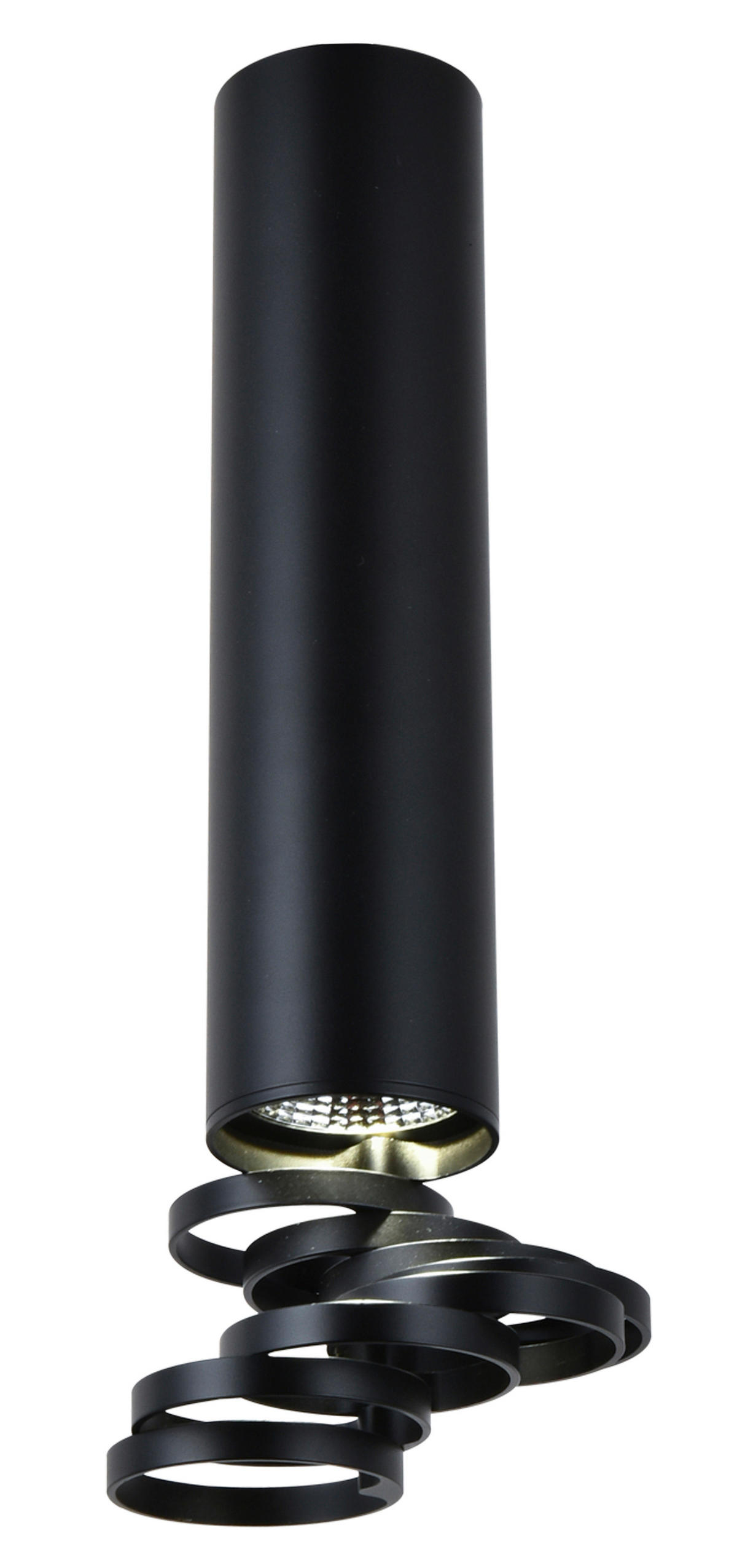DECKENLEUCHTE    6/6/30 cm  - Schwarz, KONVENTIONELL, Metall (6/6/30cm)