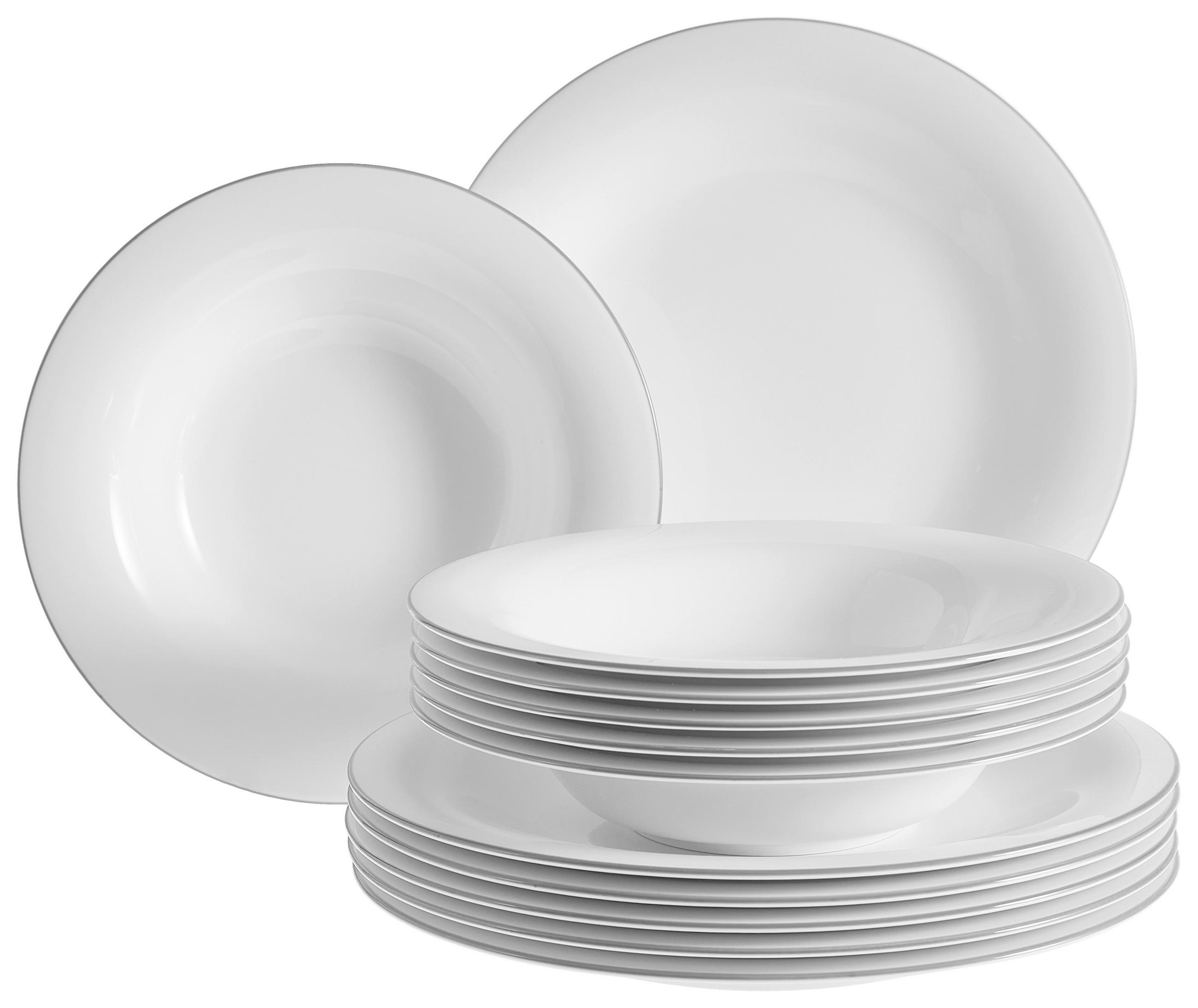 JEDÁLENSKÝ SERVIS jemný porcelán (fine china) keramika  - sivá/biela, Konventionell, keramika (6,00kg) - Villeroy & Boch