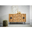 SIDEBOARD 150/90/40 cm - Hellbraun/Naturfarben, LIFESTYLE, Holz/Metall (150/90/40cm) - Landscape