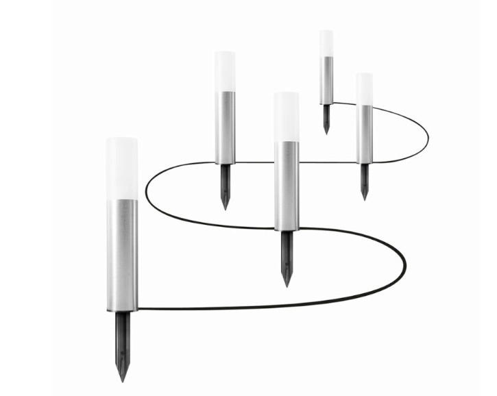 SVJETLOSNA GIRLANDA  - boje aluminija, Basics, metal (500/22,7/2,3cm) - Osram