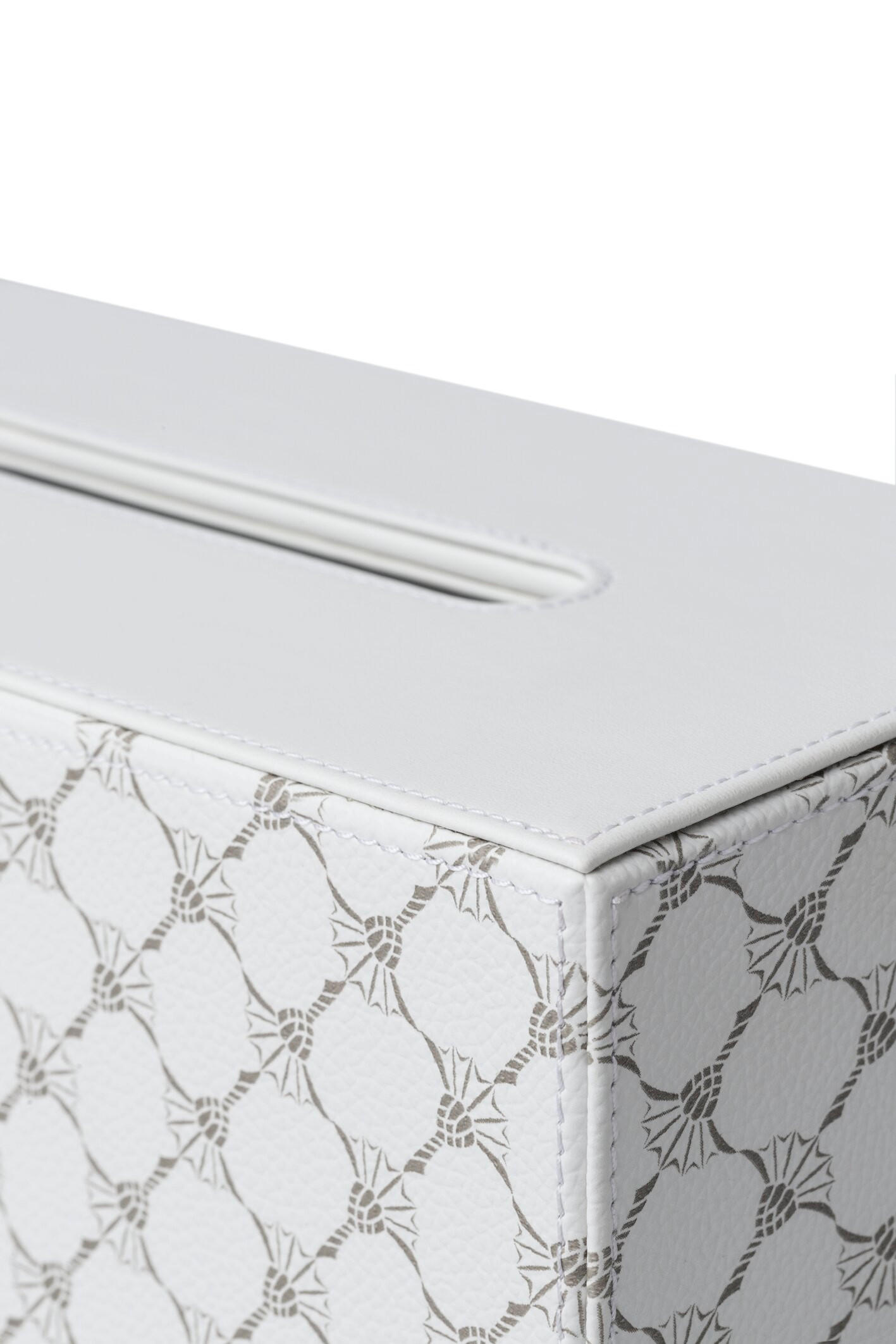 AUFBEWAHRUNGSBOX - Weiß/Grau, Design, Kunststoff (12,5/24/9cm) - Joop!