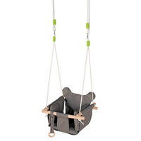BABYSCHAUKEL SWING  - Grau, Trend, Holz/Kunststoff (40/40/25cm) - My Baby Lou