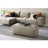 HOCKER in Textil Grau  - Schwarz/Grau, Modern, Kunststoff/Textil (102/41/52cm) - Trendmanufaktur