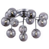 DECKENLEUCHTE 60/17,5/60 cm   - Chromfarben, Trend, Glas/Metall (60/17,5/60cm) - MAYTONI