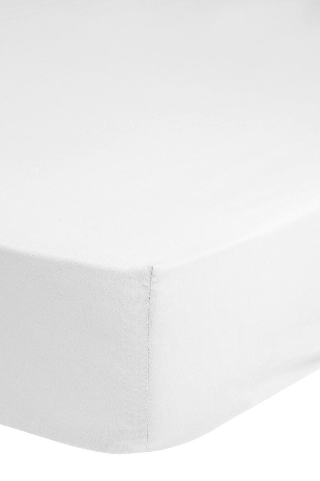 SPANNBETTTUCH Hip Renforcé 90/220 cm  - Weiß, Basics, Textil (90/220cm) - MID.YOU