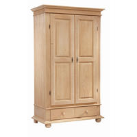 GARDEROBENSCHRANK  in 110/192/58 cm  - Fichtefarben/Schwarz, LIFESTYLE, Holz/Metall (110/192/58cm) - Landscape