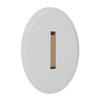 LED-WANDLEUCHTE - Weiss/Dunkelbraun, Design, Holzwerkstoff/Kunststoff (20,5/5cm) - Globo