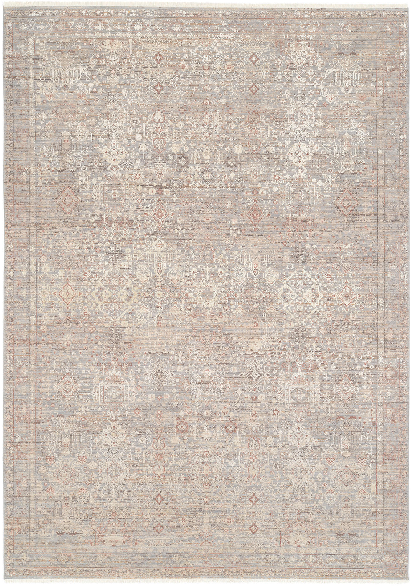 Dieter Knoll Webteppich Tinto Grande Gelb 65x130 cm