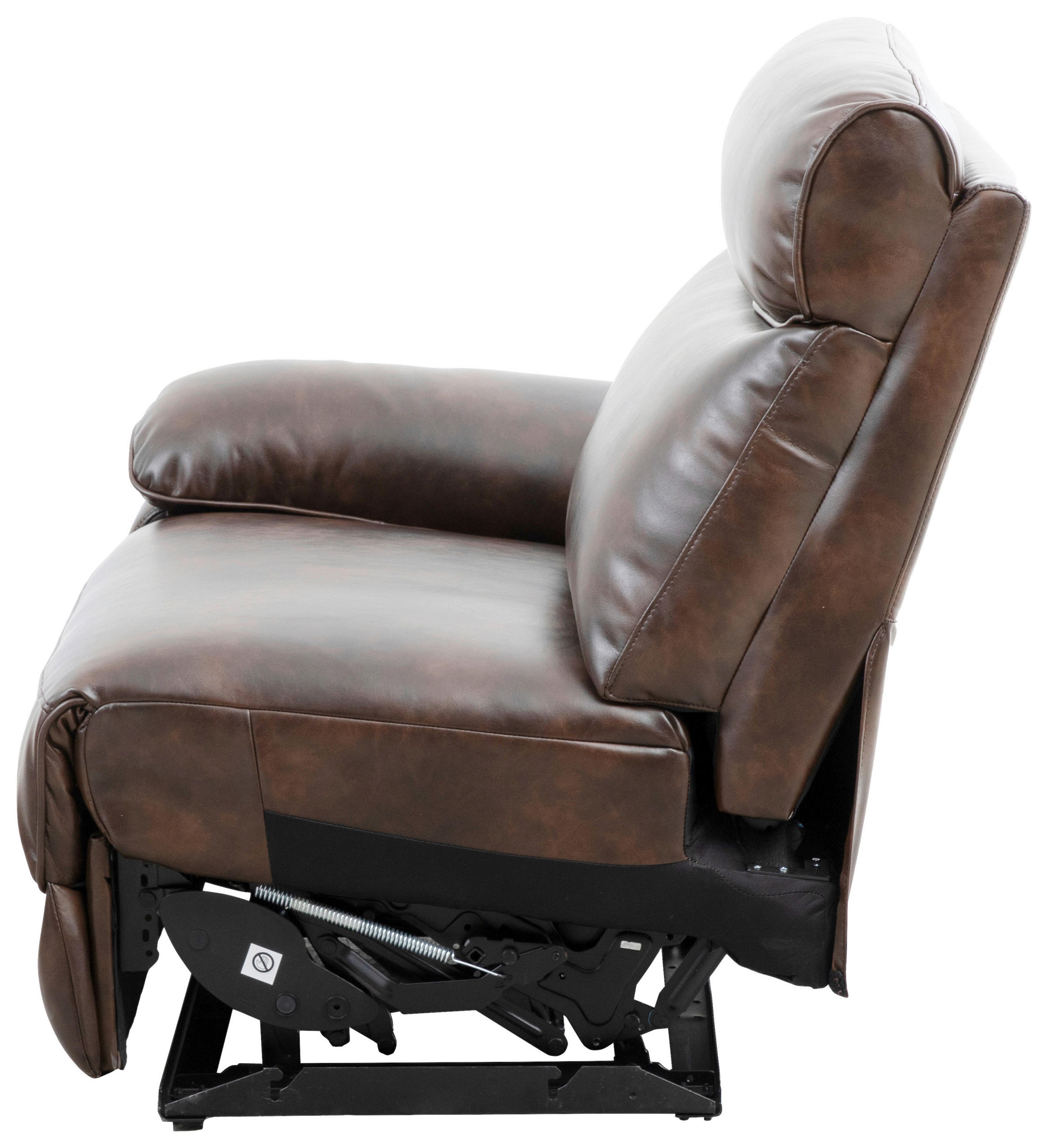 SOFFMODUL i mikrofiber brun  - brun/svart, Klassisk, trä/textil (97/97/98cm) - Cantus