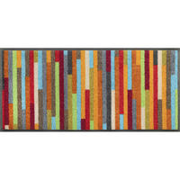 FUßMATTE 35/75 cm Mikado Stripes  - Multicolor, KONVENTIONELL, Kunststoff/Textil (35/75cm) - wash+dry