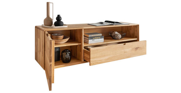 LOWBOARD  149/47/40 cm 1 Schublade(n)  - Wildeiche, KONVENTIONELL, Holz/Holzwerkstoff (149/47/40cm) - Linea Natura