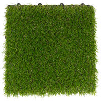 TERRASSENFLIESE Kunstrasen Grün  - Grün, Design, Kunststoff (30,/30,/2,9cm) - Ambia Garden