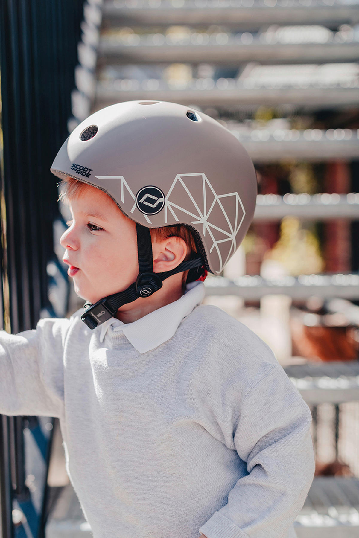 KINDERHELM XXS-S  - Braun, Trend, Kunststoff/Textil (XXS-Snull) - Scoot and Ride