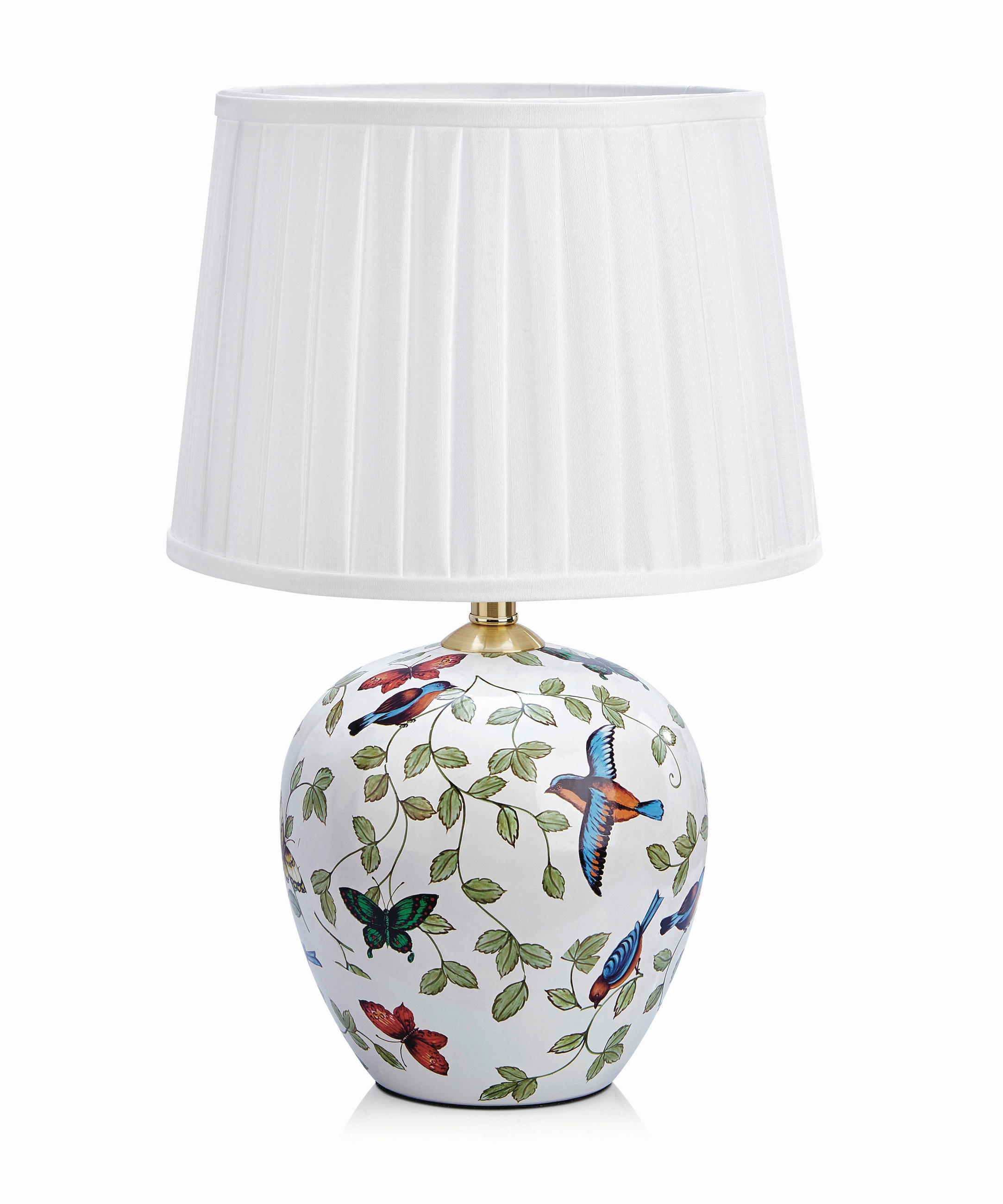 TISCHLEUCHTE 31/48 cm   - Weiß, Basics, Keramik/Textil (31/48cm) - Markslöjd