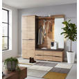 GARDEROBE 3-teilig  in 185/196/37 cm  - Graphitfarben/Eiche Artisan, Design, Holzwerkstoff (185/196/37cm) - Voleo