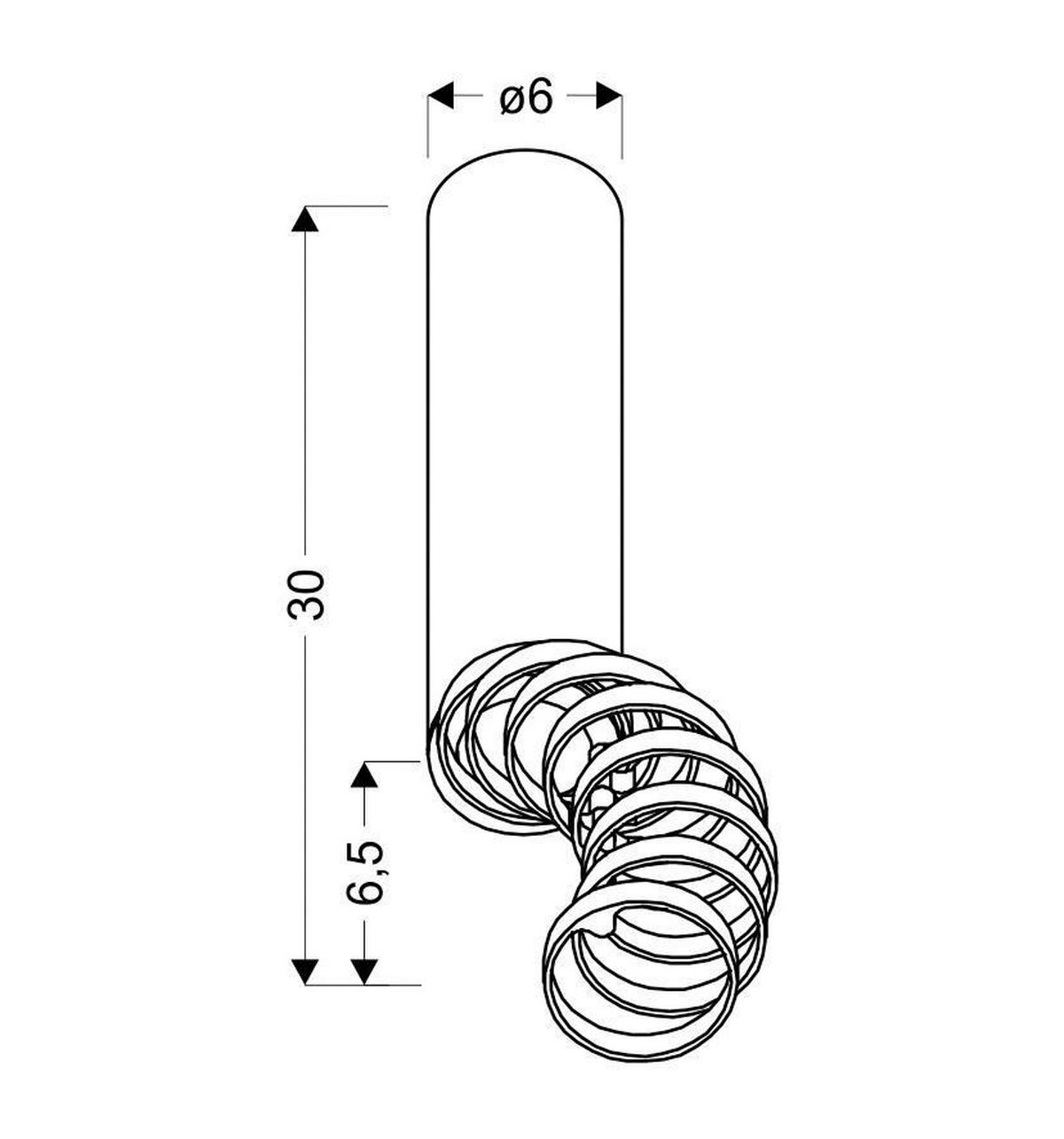 DECKENLEUCHTE    6/6/20 cm  - Weiß, Design, Metall (6/6/20cm)