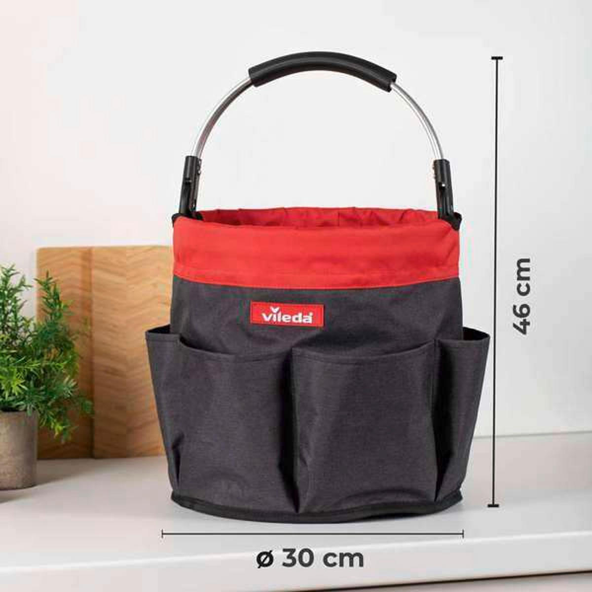 RENDSZEREZŐ  - antracit, textil (30/24cm) - Vileda