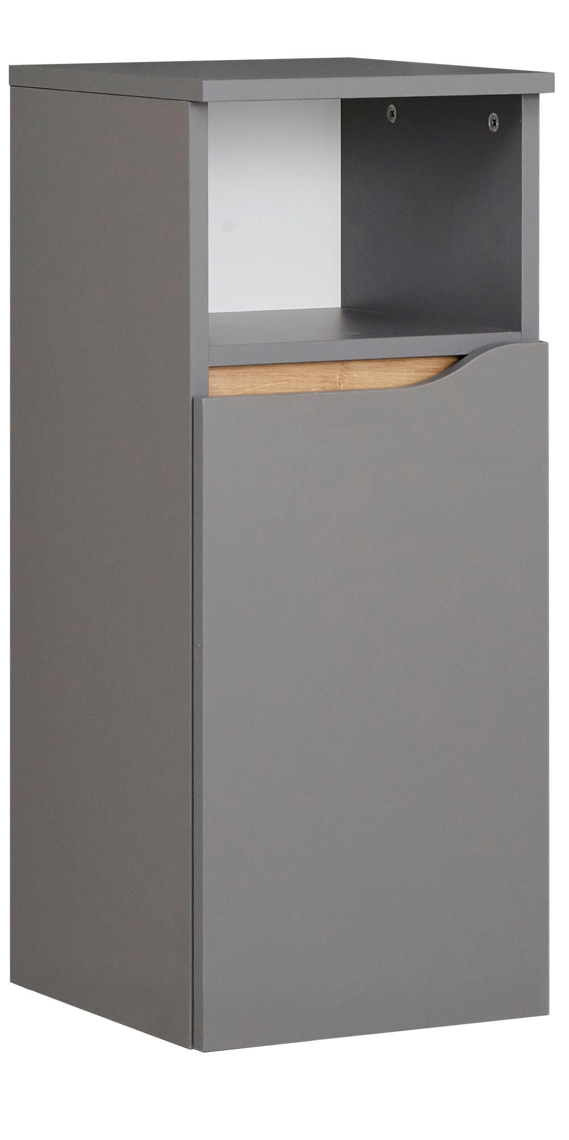 UNTERSCHRANK 30/72/33 cm   - Eichefarben/Dunkelgrau, KONVENTIONELL, Glas/Holzwerkstoff (30/72/33cm) - Pelipal