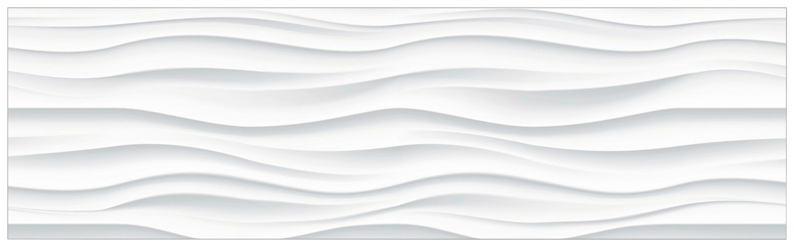 Fani Küchenrückwand Smart - Glas Weiß, 180x53.7x0.6 cm