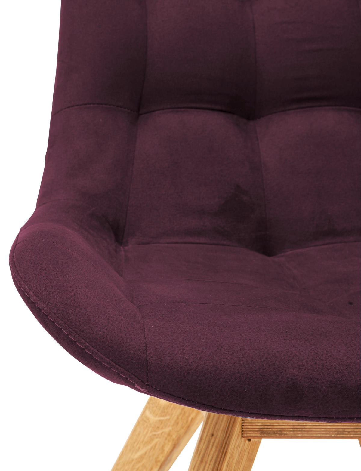 STUHL  in Flachgewebe  - Bordeaux, Konventionell, Holz/Textil (56/84/63cm) - Carryhome
