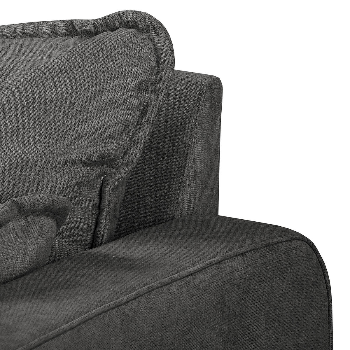 ECKSOFA in Mikrofaser Beige  - Wengefarben/Beige, Design, Holz/Textil (150/230cm) - Livetastic