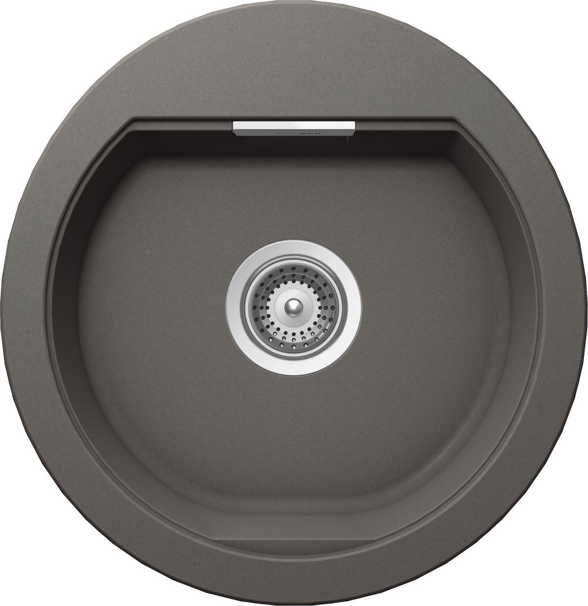 SPÜLE MONR100USIL  - Grau, Basics, Stein (48,5/50cm) - Schock