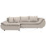 WOHNLANDSCHAFT in Textil Naturfarben, Taupe - Taupe/Schwarz, Design, Kunststoff/Textil (185/310cm) - Carryhome WOHNLANDSCHAFT in Textil Naturfarben, Taupe - Taupe/Schwarz, Design, Kunststoff/Textil (185/310cm) - Carryhome
