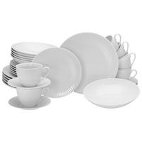 KOMPLETT SERVIS Valencia 30 delar  - vit, Design, keramik - Creatable