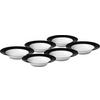 SUPPENTELLERSET VARIO 6-teilig  - Schwarz/Weiß, Basics, Keramik (21,5cm) - Van Well