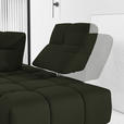 ECKSOFA in Struktur Olivgrün  313/233 cm  - Schwarz/Olivgrün, Design, Kunststoff/Textil (313/233cm) - Emilio Belluti