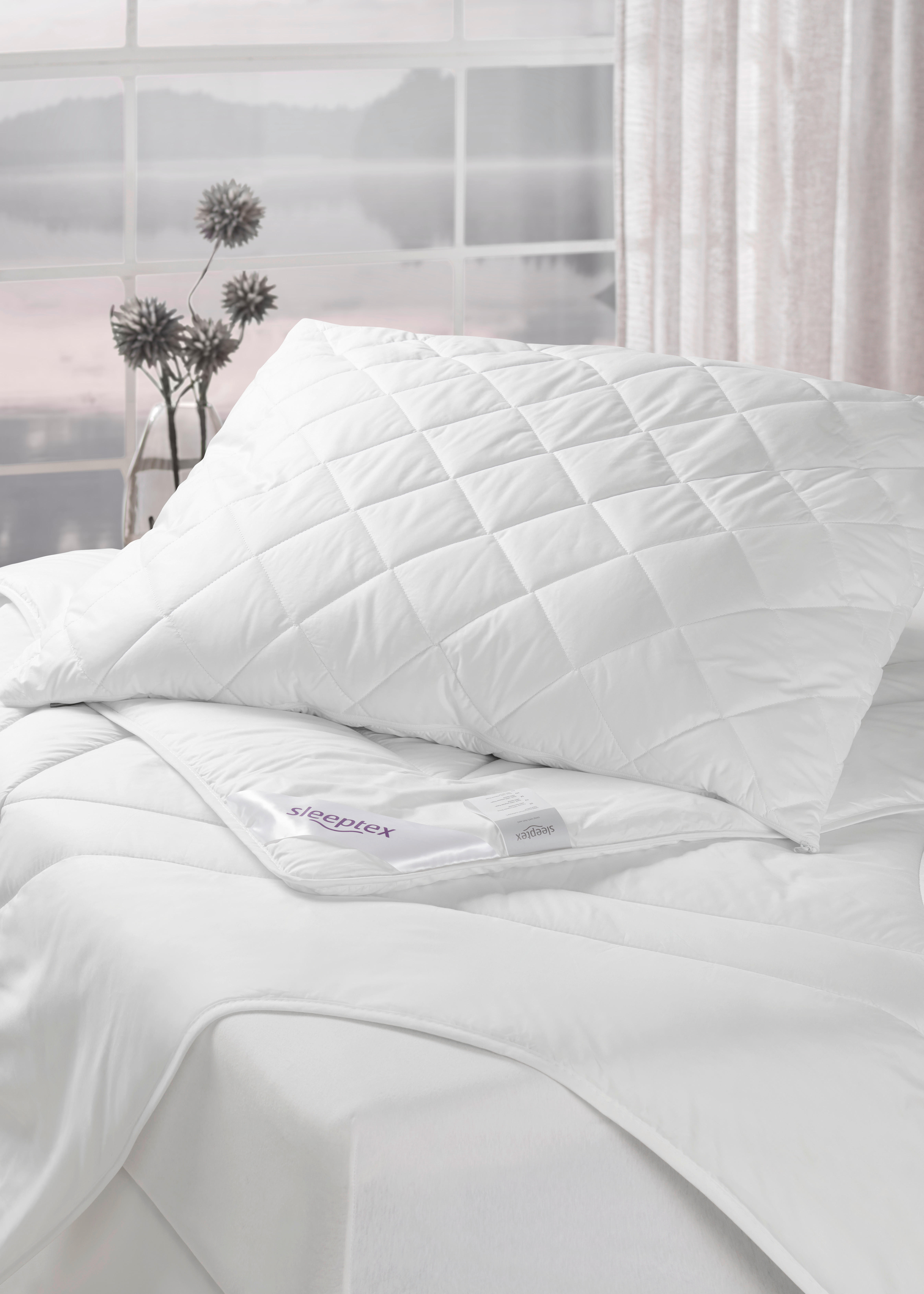 POLŠTÁŘ, 70/90 cm - bílá, Basics, textil (70/90cm) - Sleeptex