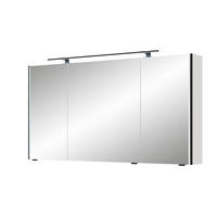 ZRCADLOVÁ SKŘÍŇKA, bílá, 133,2/70,3/17,0 cm - bílá, Konvenční, kompozitní dřevo/sklo (133,2/70,3/17,0cm) - Sadena