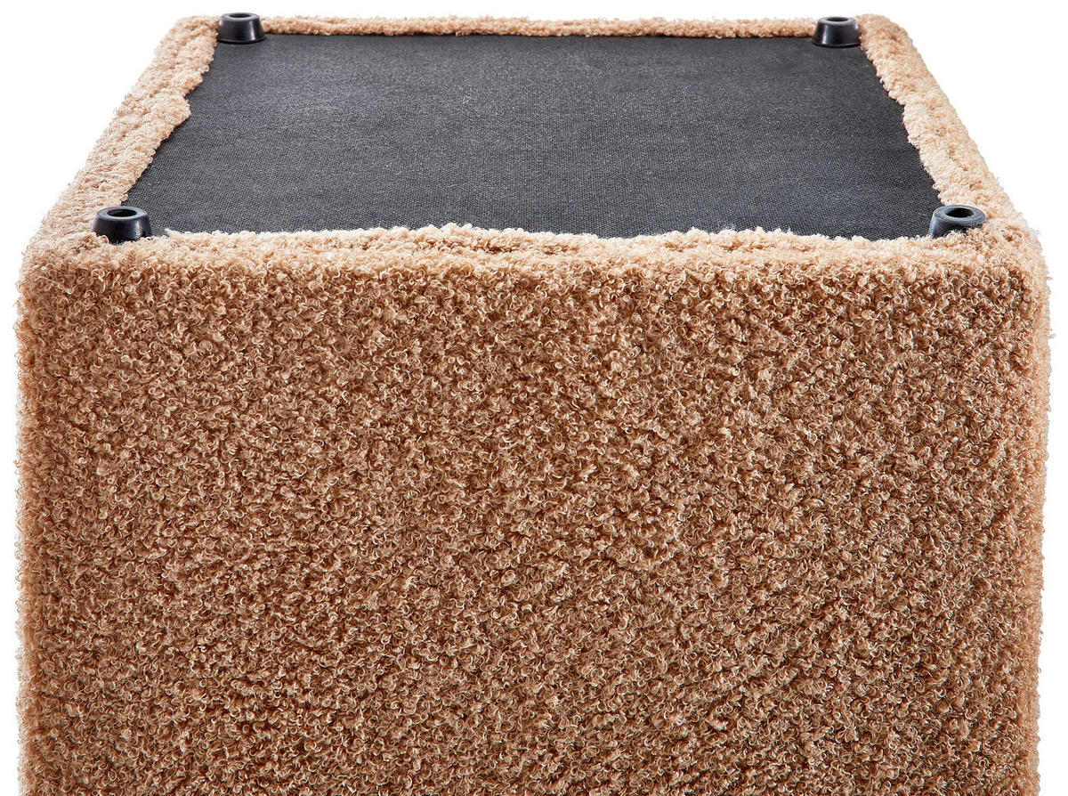 TABURE tekstil, drvni materijal  bež        - bež/crna, Moderno, drvni materijal/tekstil (40/40/40cm) - MID.YOU