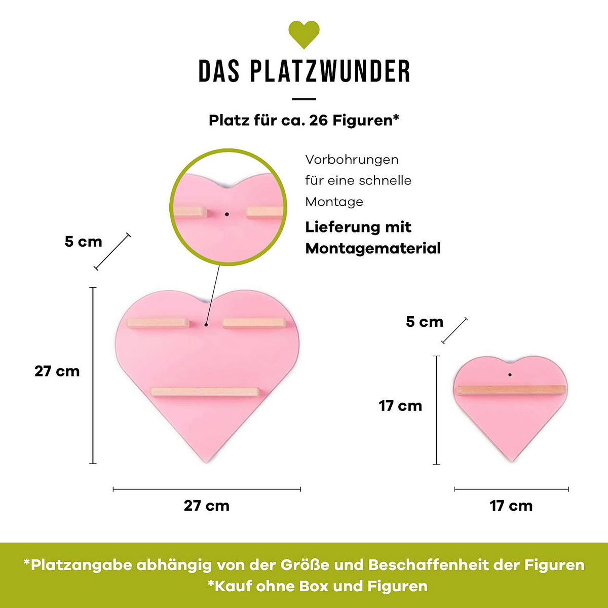 KINDERREGAL Rosa  - Rosa, MODERN, Holzwerkstoff (27/27/5cm) - MID.YOU