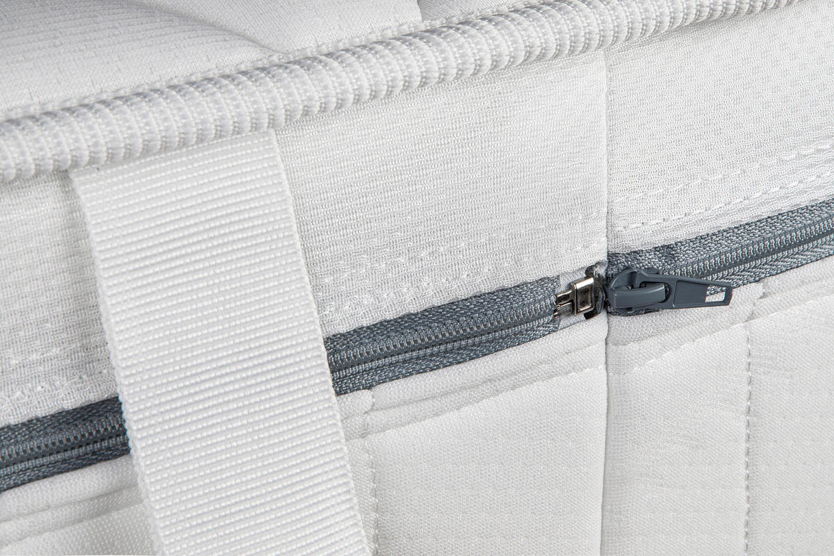 KALTSCHAUMMATRATZE 100/200 cm Höhe ca. 23 cm 5 -Zonen - Weiß, Basics, Textil (100/200cm) - MID.YOU