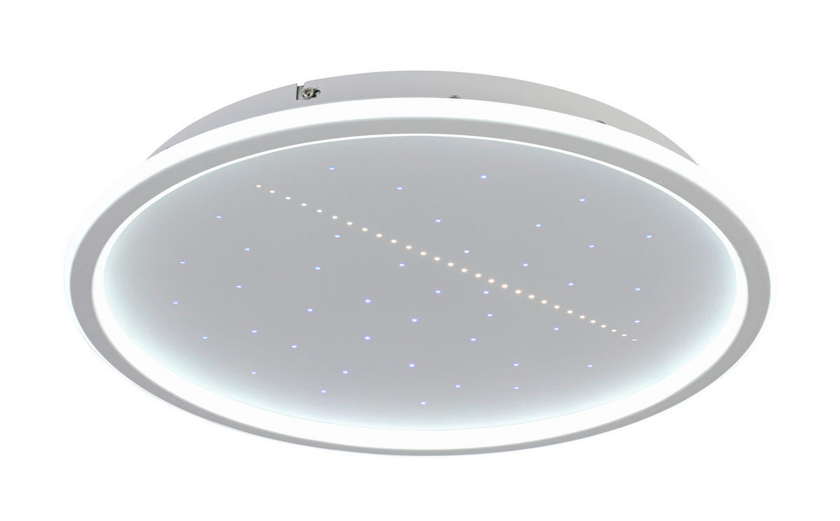 LED-DECKENLEUCHTE Kettering 45/5,5 cm   - Weiß, Trend, Kunststoff/Metall (45/5,5cm) - Novel