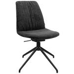 STUHL Flachgewebe Anthrazit  - Anthrazit, Design, Textil/Metall (46/85-88/55cm) - Johann Jakob
