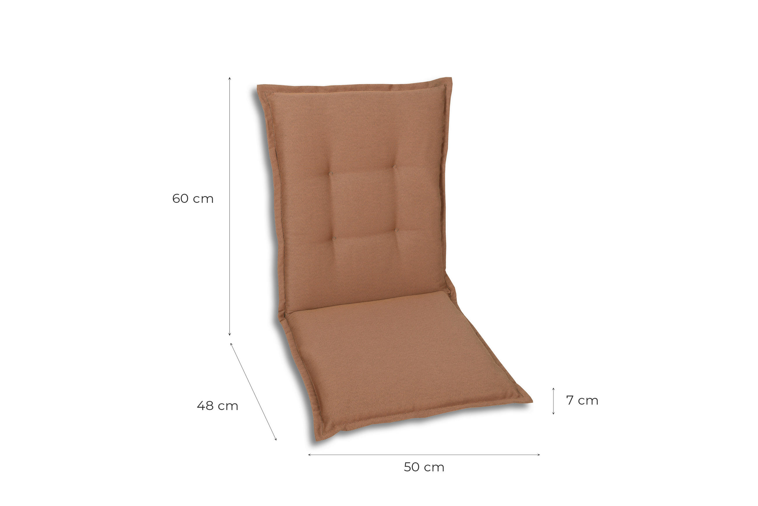 SESSELAUFLAGENSET Uni  - Rot, Basics, Textil (50/7/108cm)