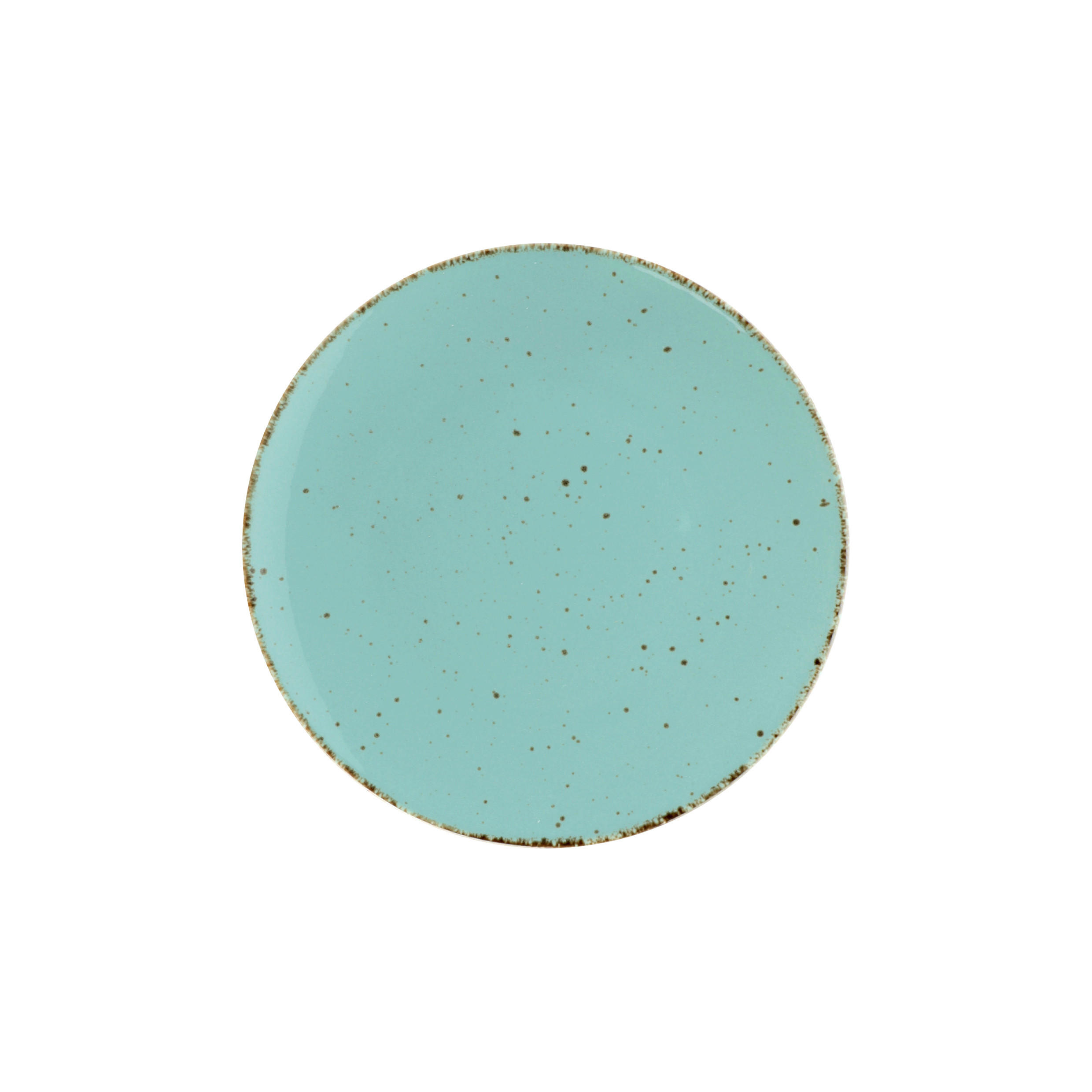 Porzellan DESSERTTELLER rund - Türkis, LIFESTYLE, Keramik (21,5cm) - Landscape