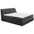 BOXSPRINGBETT 180/200 cm in Anthrazit, Schwarz - Anthrazit/Schwarz, Design, Kunststoff/Textil (180/200cm) - Carryhome BOXSPRINGBETT 180/200 cm in Anthrazit, Schwarz - Anthrazit/Schwarz, Design, Kunststoff/Textil (180/200cm) - Carryhome