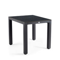 LOUNGETISCH  - Anthrazit/Graphitfarben, MODERN, Kunststoff/Metall (80/80/77,3cm) - Tierra Outdoor