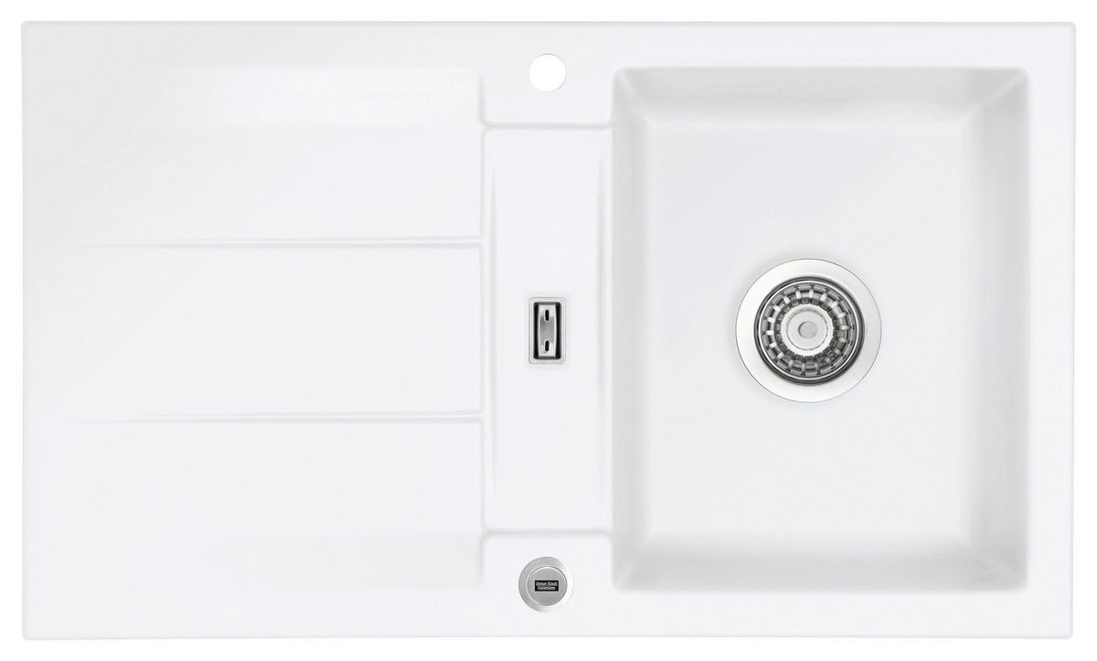 SPÜLE 52910213  - Weiß, Basics, Keramik (87/20/51cm) - Dieter Knoll