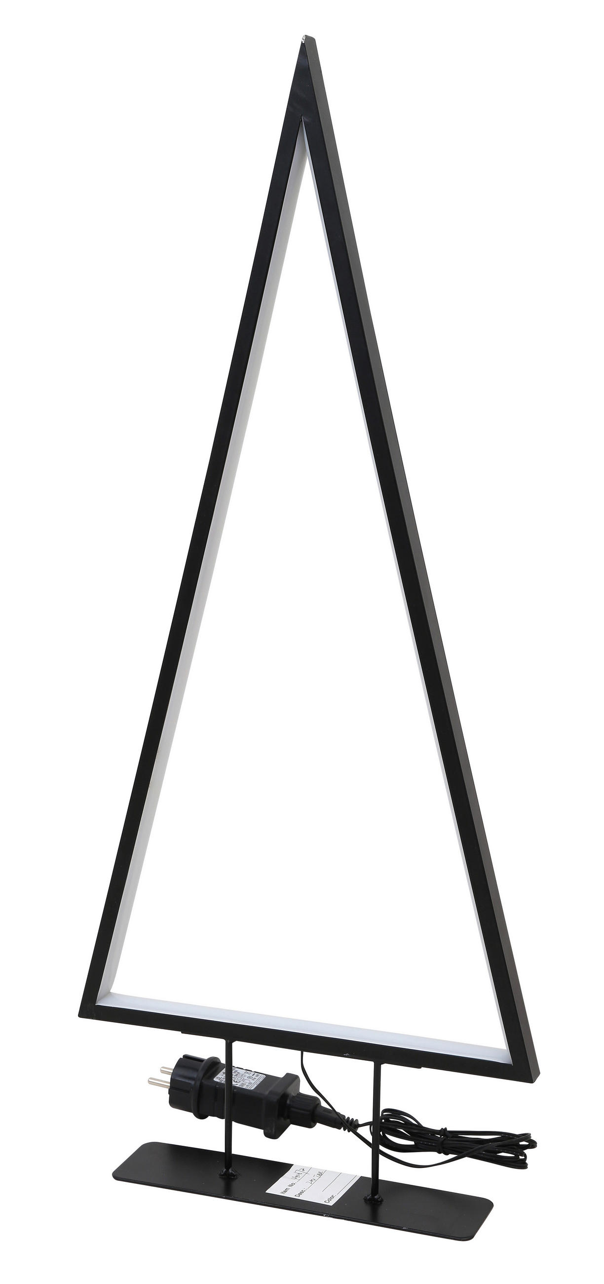 STIMMUNGSLEUCHTER X-Mas   - Schwarz, Basics, Metall (20/47/6cm) - X-Mas