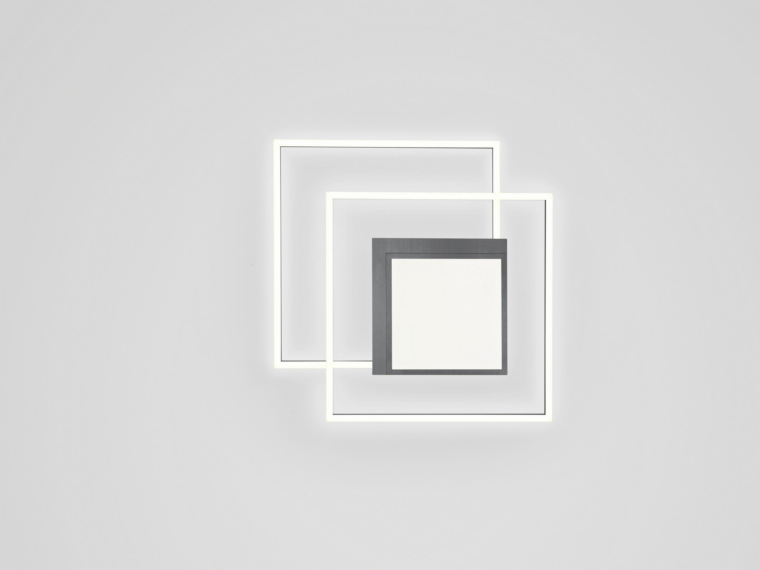LED-DECKENLEUCHTE 70/6,5 cm   - Anthrazit, Design, Metall (70/6,5cm)