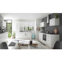 GESCHIRRSCHRANK 50/200/57 cm  in Weiß  - Edelstahlfarben/Weiß, KONVENTIONELL, Holzwerkstoff/Metall (50/200/57cm) - MID.YOU