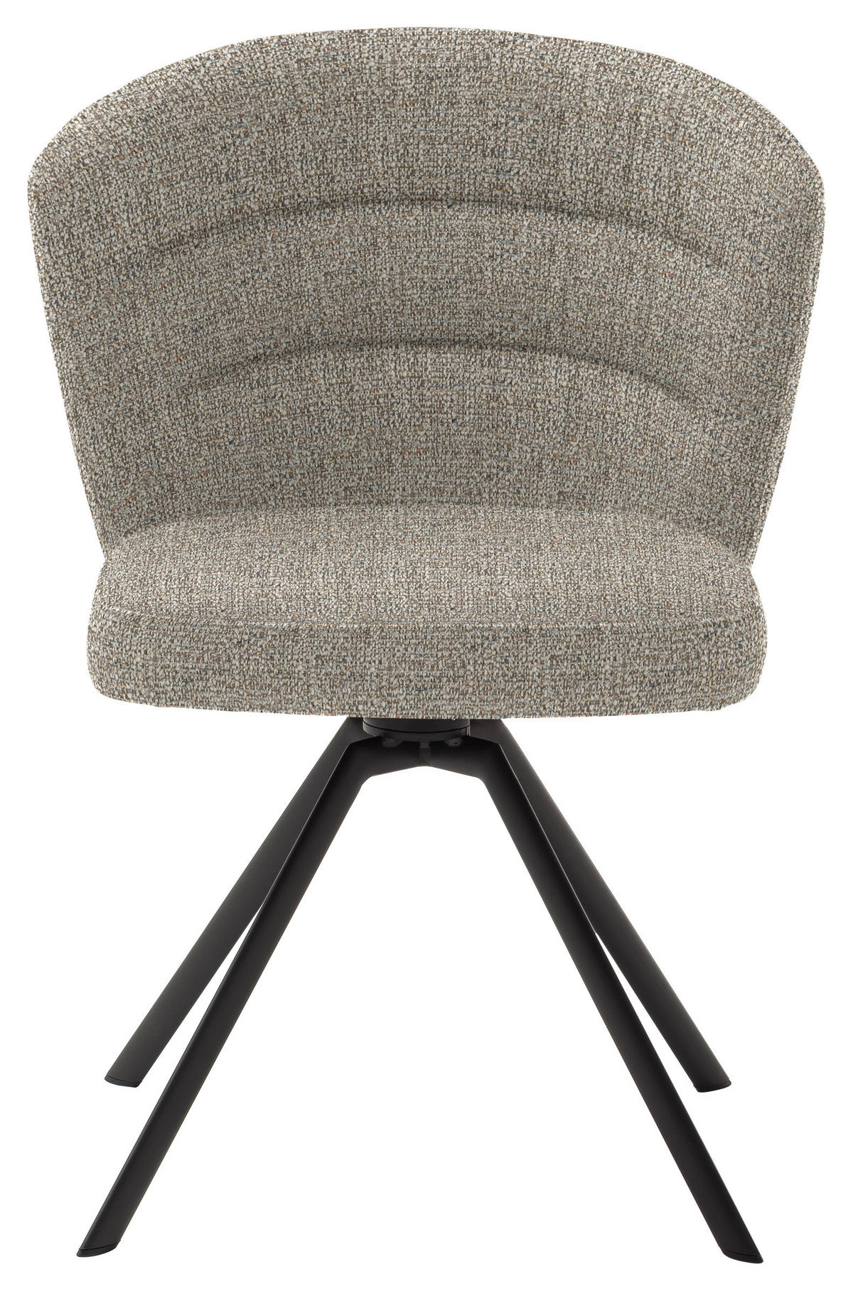 ARMLEHNSTUHL  Lederauswahl, Stoffauswahl Struktur  - Sandfarben/Anthrazit, Design, Textil/Metall (63/83/63cm) - Schöner Wohnen