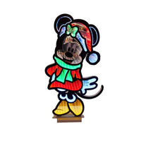 WEIHNACHTSFIGUR Minnie Mouse  - Multicolor, Basics, Metall (60cm) - Disney